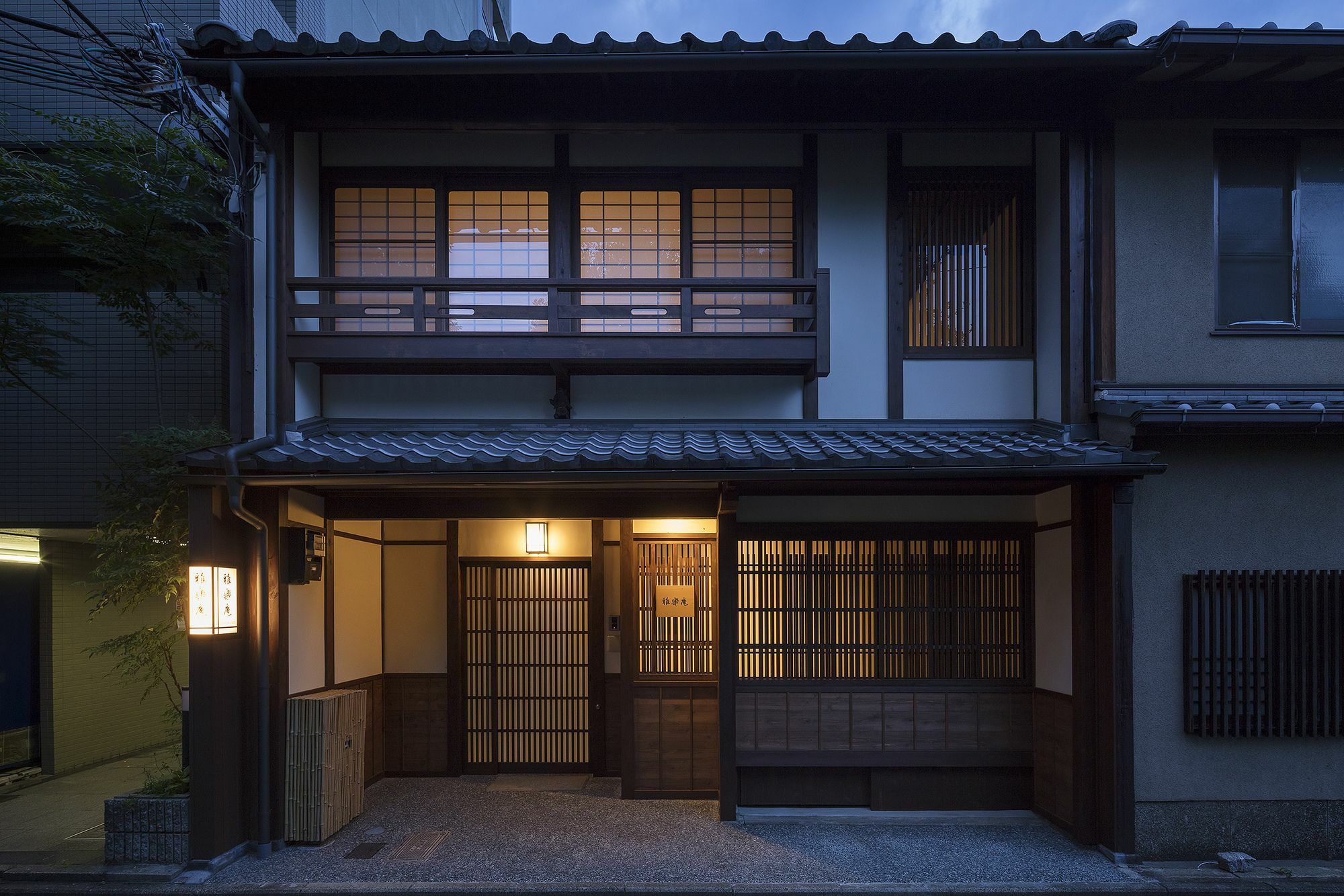 Вилла Garaku An Machiya House Киото Экстерьер фото