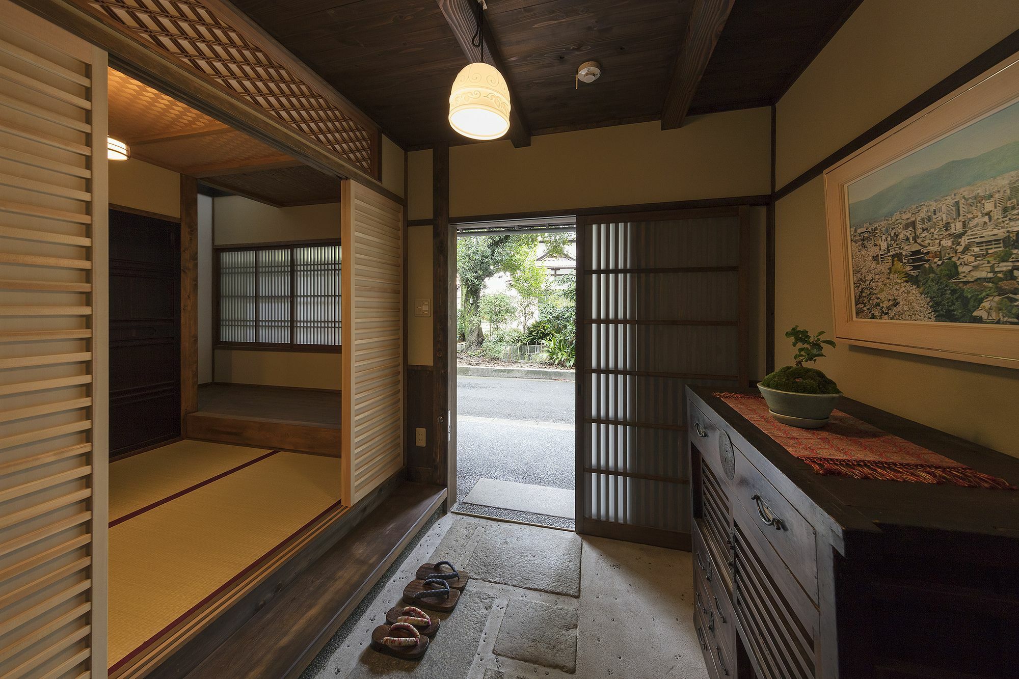 Вилла Garaku An Machiya House Киото Экстерьер фото