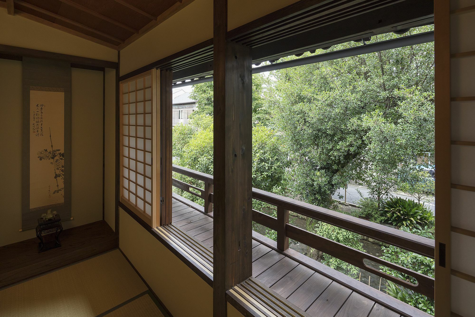 Вилла Garaku An Machiya House Киото Экстерьер фото
